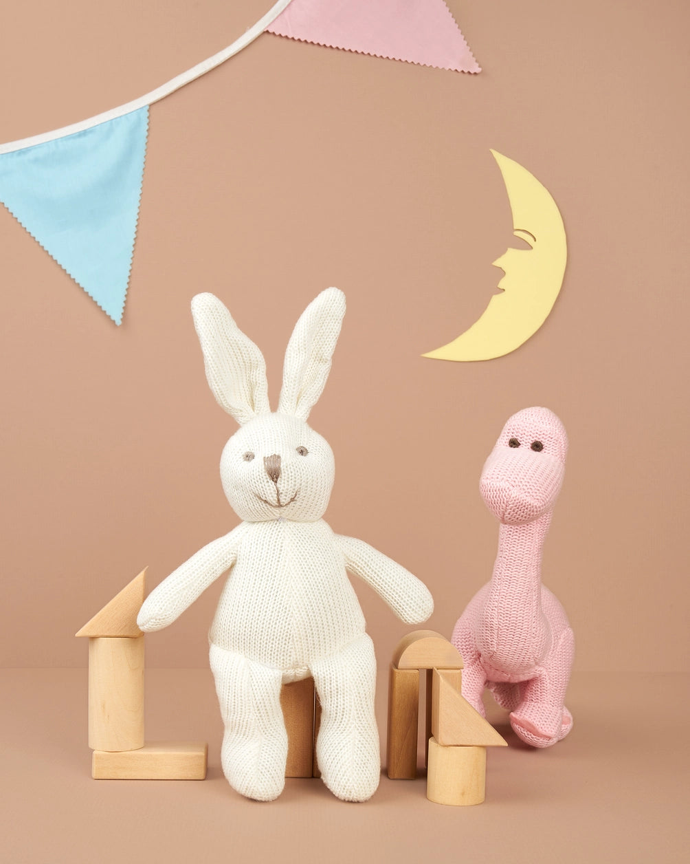 White Bunny Baby Rattle