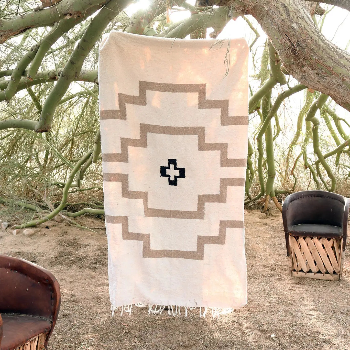 White Sands | Handwoven Blanket