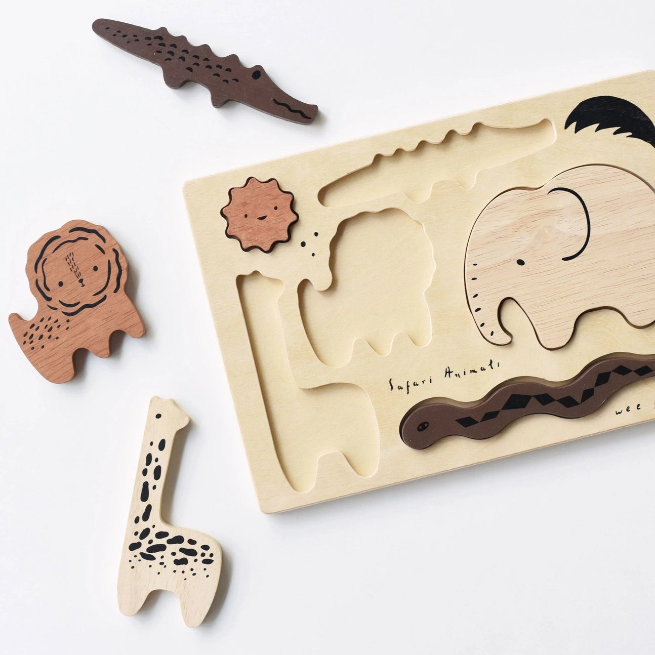 Wooden Tray Puzzle | Safari Animals