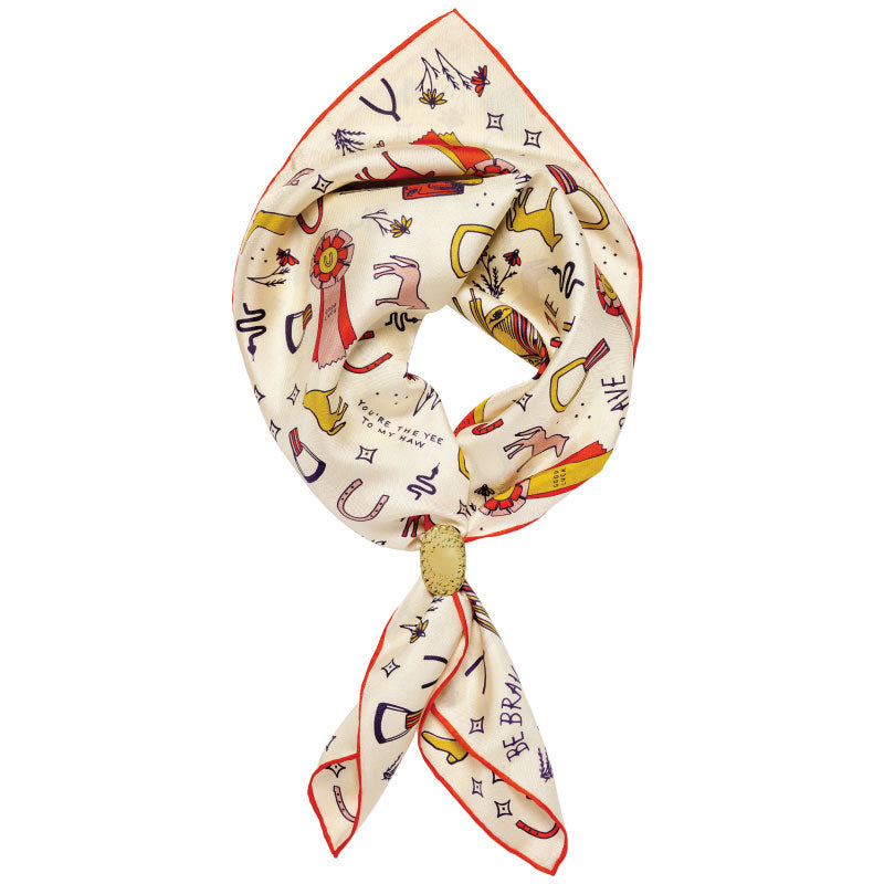 “Word Jumble” | Silk Scarf