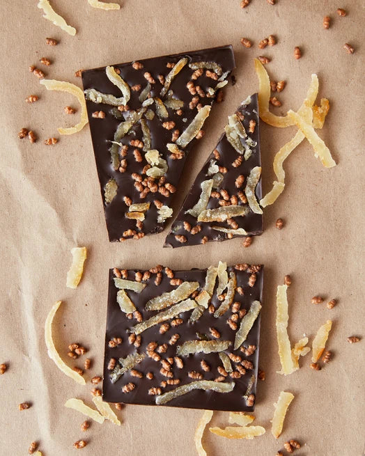 Yuzu with Roasted Brown Rice | Wildwood Chocolate