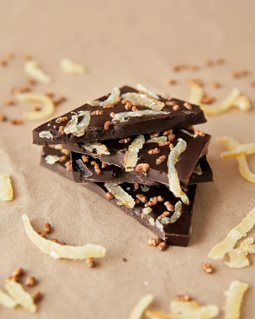 Yuzu with Roasted Brown Rice | Wildwood Chocolate