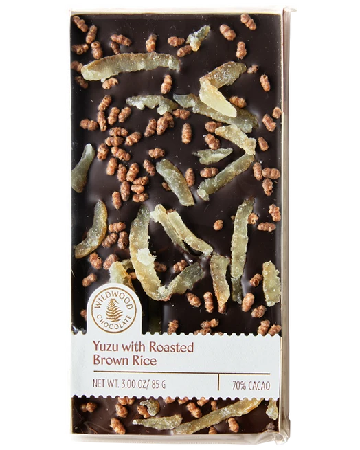 Yuzu with Roasted Brown Rice | Wildwood Chocolate