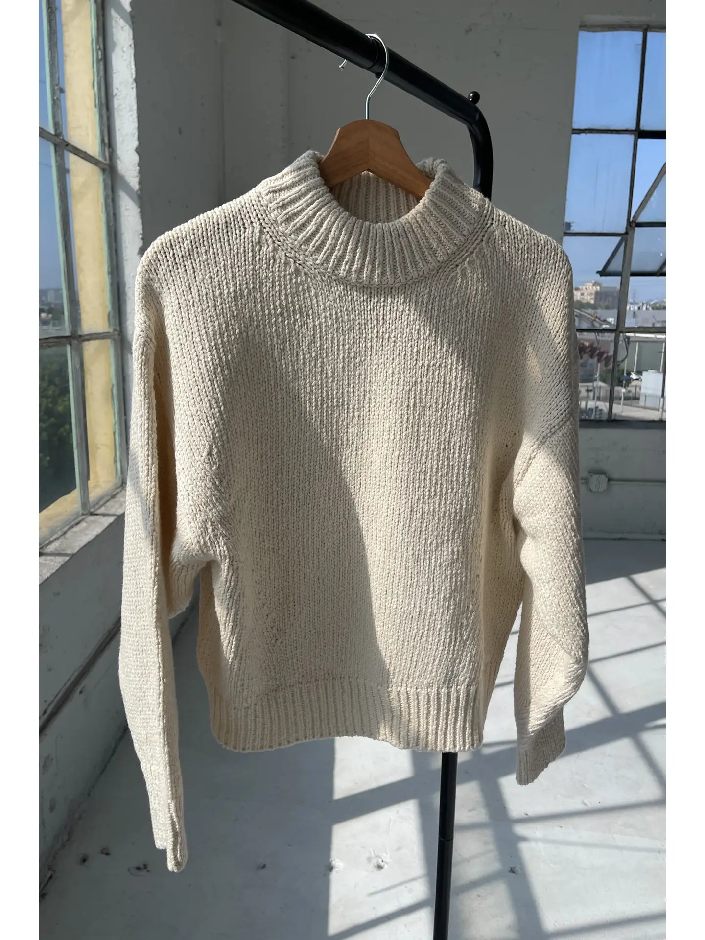 Zoe Cotton Sweater | Naturel