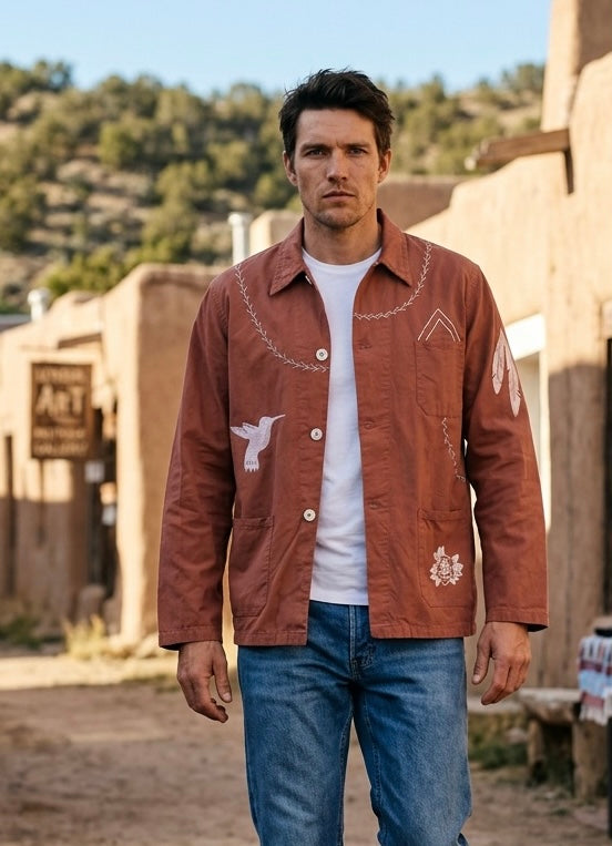 Terracotta Chore Jacket | Knomad Tiger