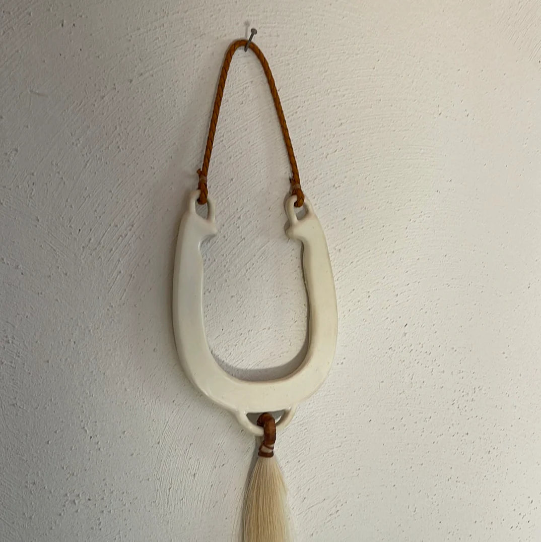 Porcelain Horseshoe Wall Hanging