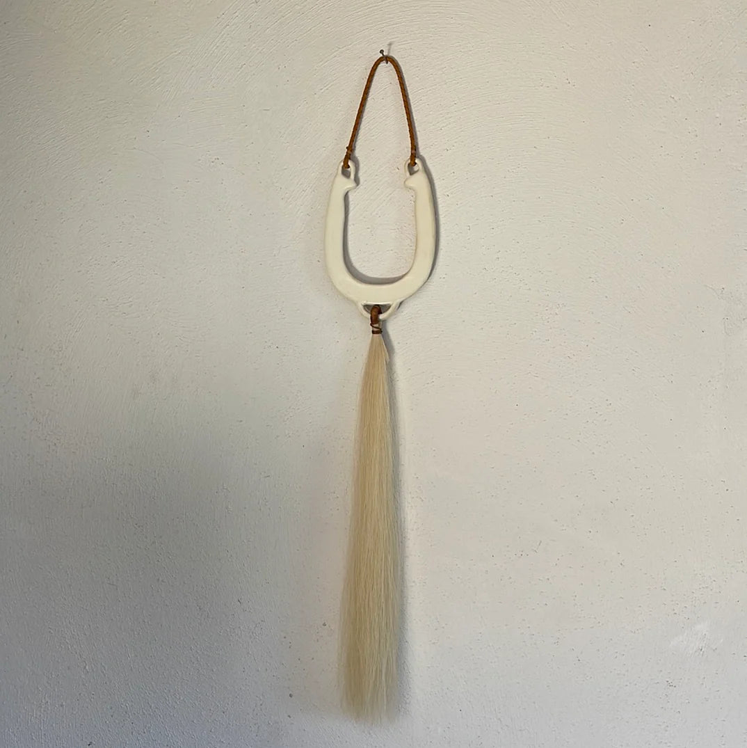 Porcelain Horseshoe Wall Hanging