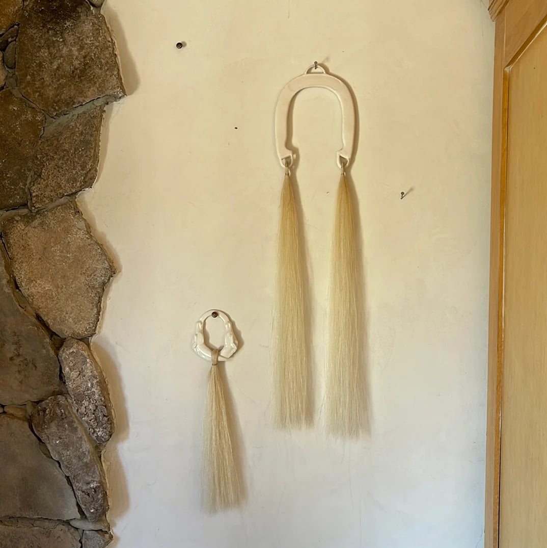 Porcelain Horseshoe Wall Hanging