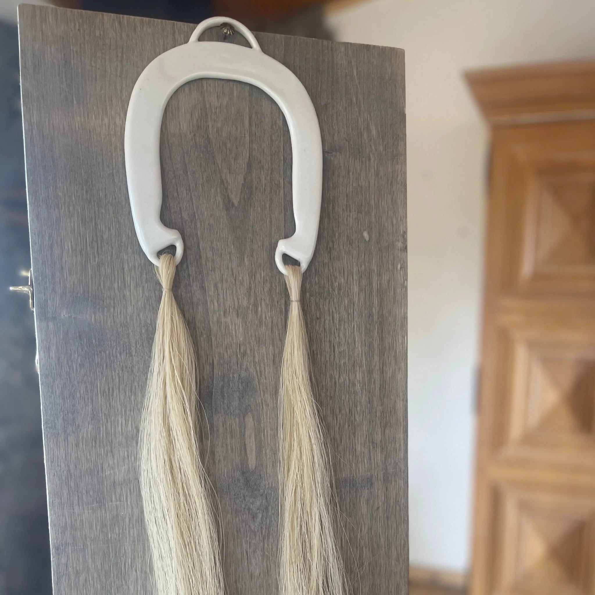 Porcelain Horseshoe Wall Hanging