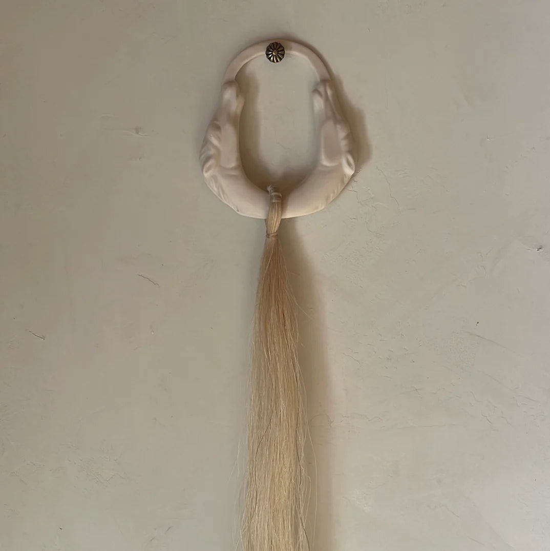Two Horse Porcelain Wall Hanging