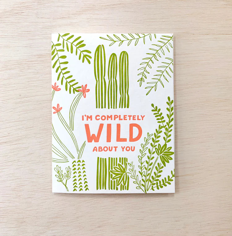I'm completely WILD about you | Card
