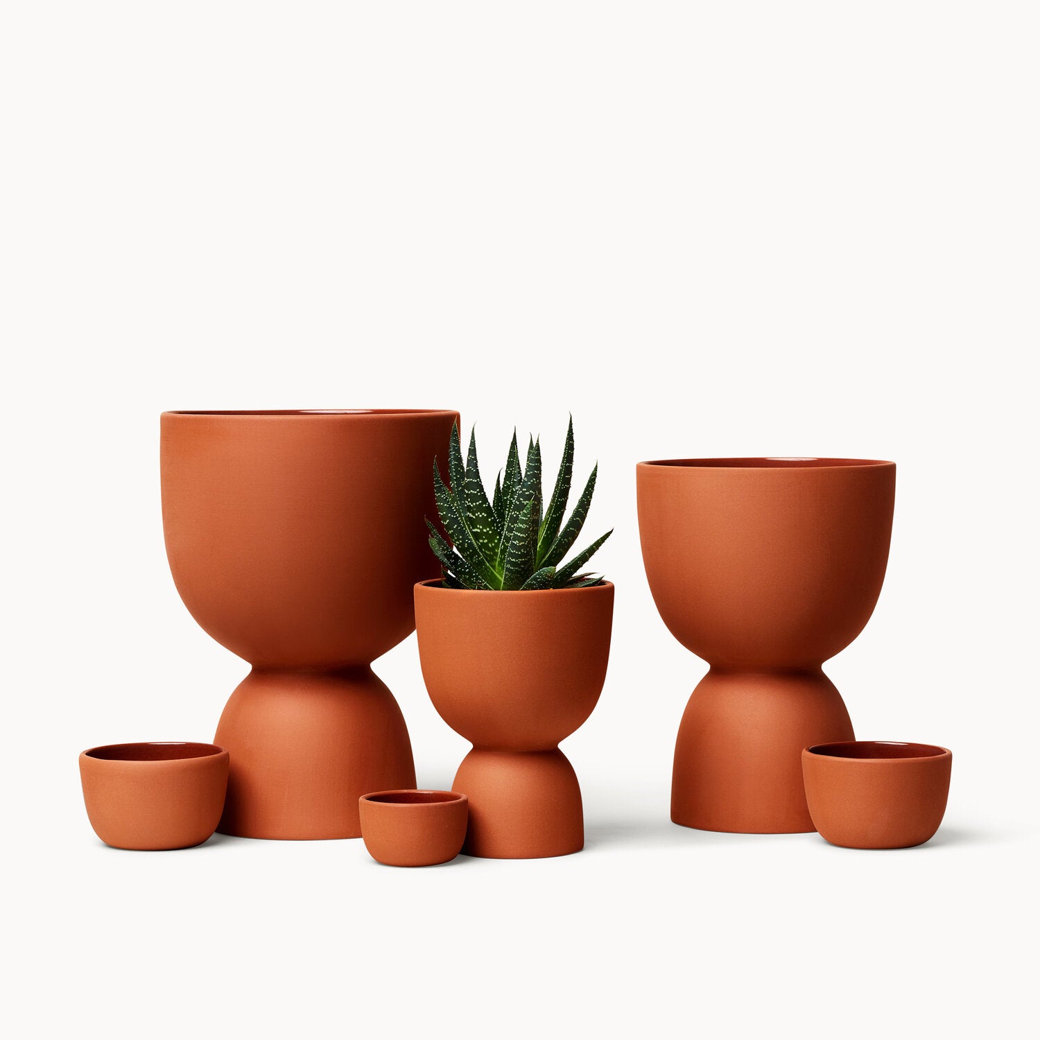 Stacked Planters | Terracotta