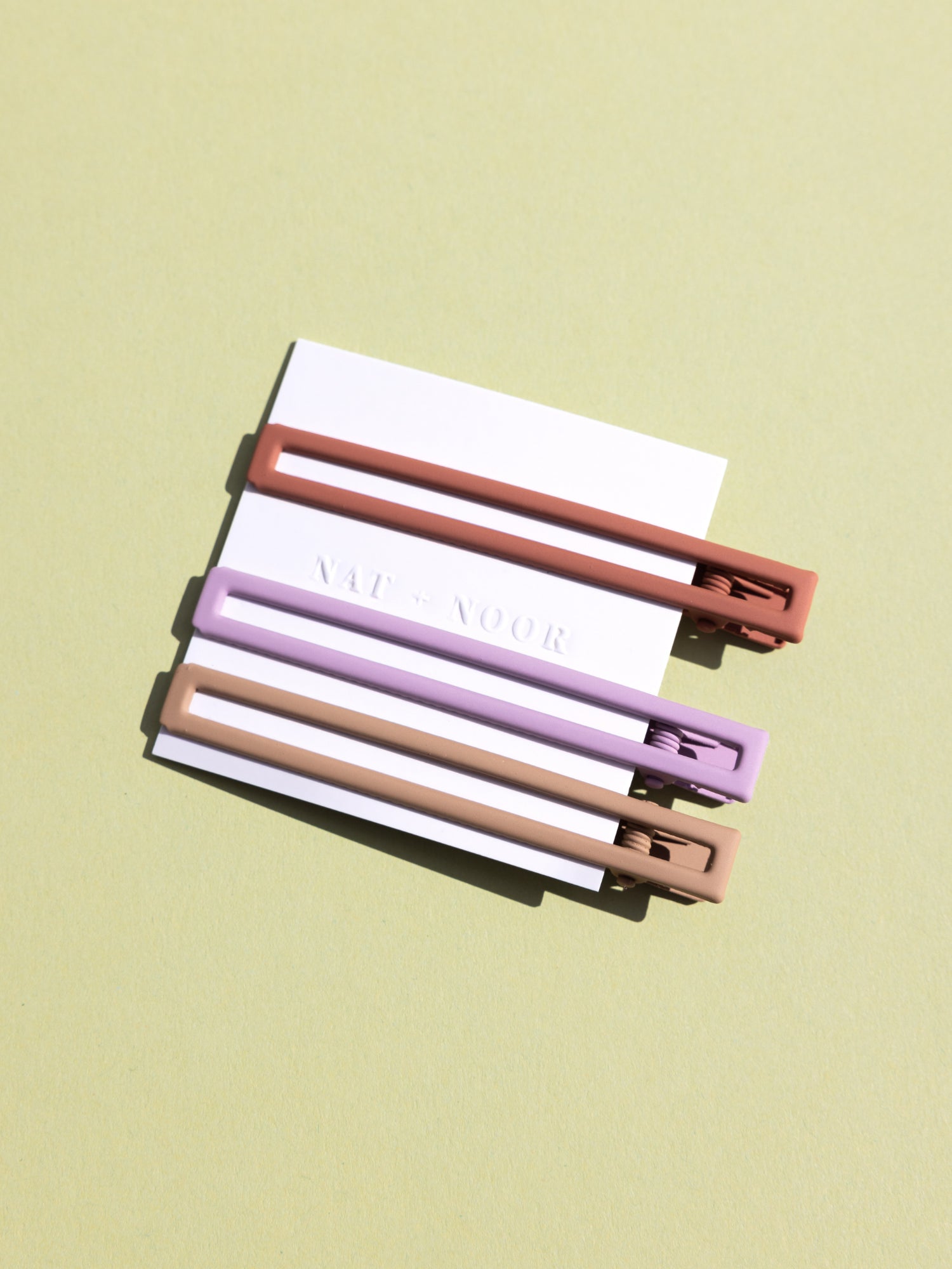Yarrow Hair Clips in Sunset