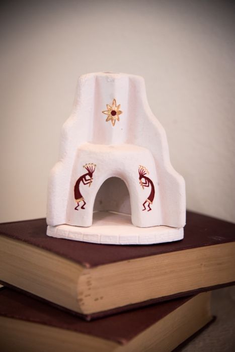 Southwest Kiva Fireplace Incense Burner