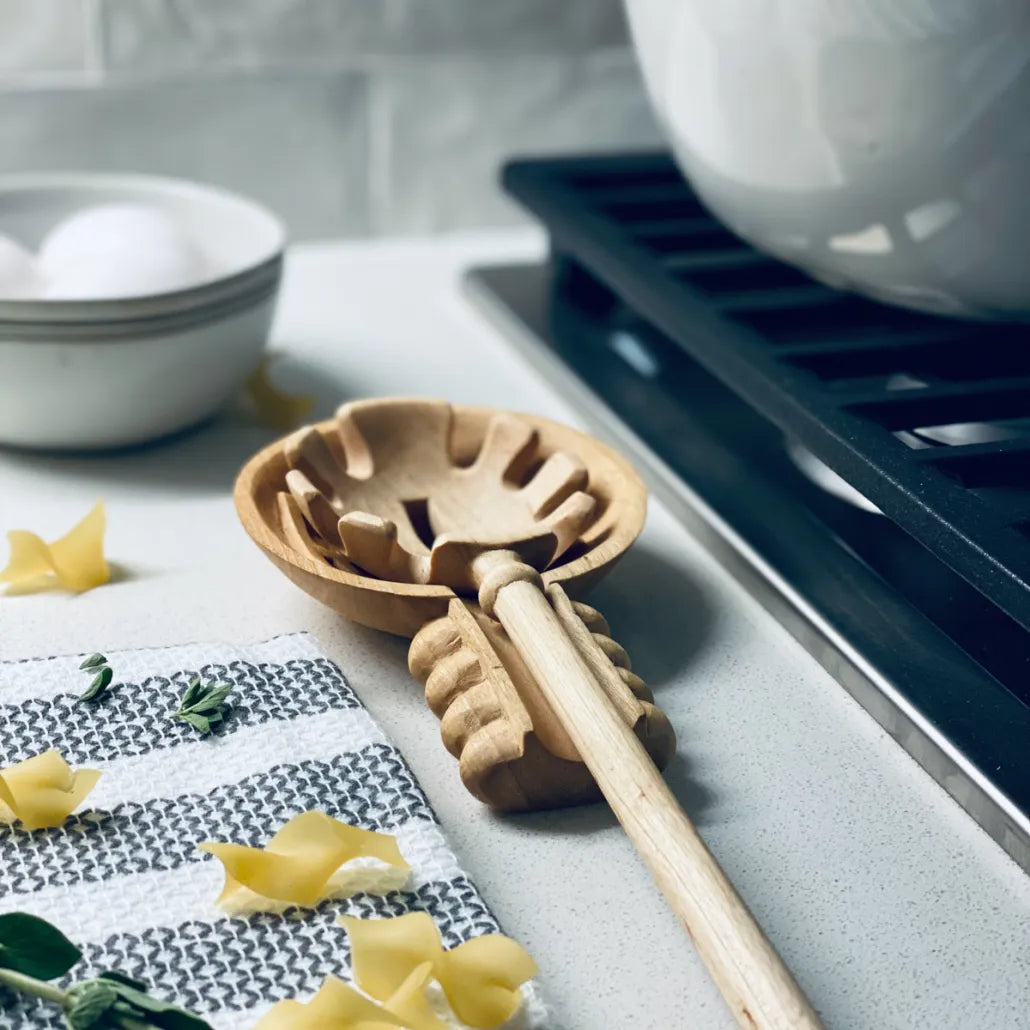 Hand Carved Pasta Spoon