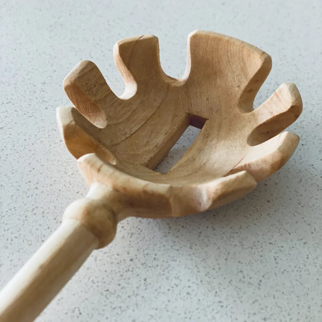 Hand Carved Pasta Spoon