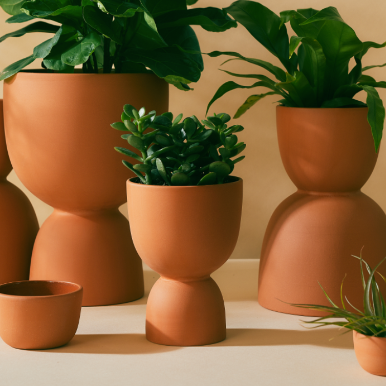 Stacked Planters | Terracotta