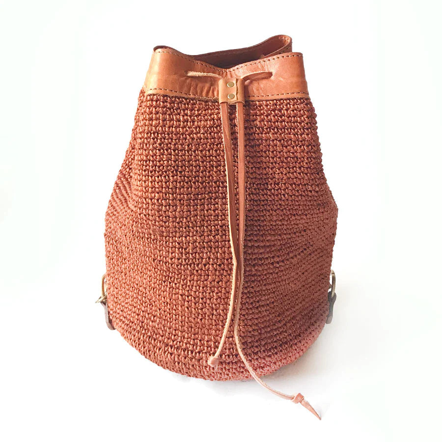 Transito Woven Mini Backpack | Orange